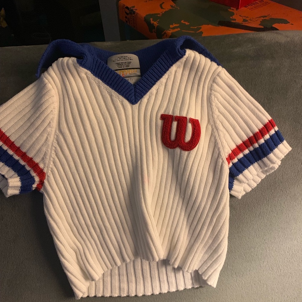 Wilson sweater crop top